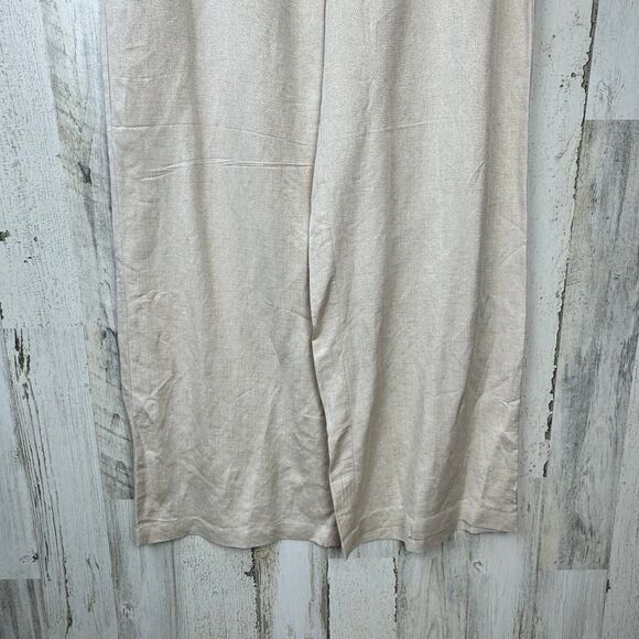 INC international concepts glitter wide leg high rise pants size PLarge - Picture 4 of 9